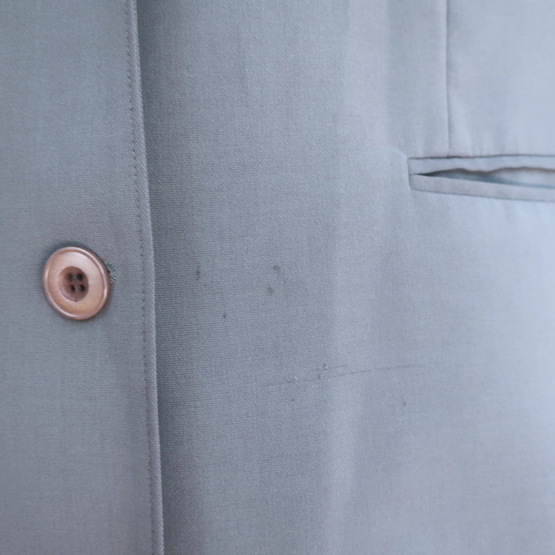 The Frankie Shop Oversized Blazer Gray Stretch Suiting Size Extra Small/Small