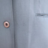 The Frankie Shop Oversized Blazer Gray Stretch Suiting Size Extra Small/Small