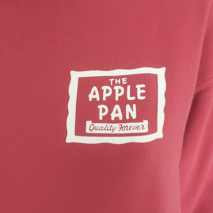 Madhappy x Apple Pan Heritage Hoodie Sweatshirt Red Size Small Unisex