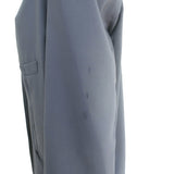 The Frankie Shop Oversized Blazer Gray Stretch Suiting Size Extra Small/Small