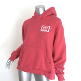 Madhappy x Apple Pan Heritage Hoodie Sweatshirt Red Size Small Unisex