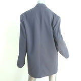 The Frankie Shop Oversized Blazer Gray Stretch Suiting Size Extra Small/Small