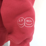 Madhappy x Apple Pan Heritage Hoodie Sweatshirt Red Size Small Unisex