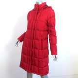 The North Face Metropolis Down Parka Red Size Medium Hooded Long Coat