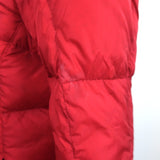 The North Face Metropolis Down Parka Red Size Medium Hooded Long Coat