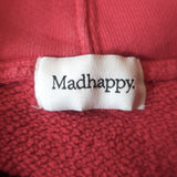 Madhappy x Apple Pan Heritage Hoodie Sweatshirt Red Size Small Unisex