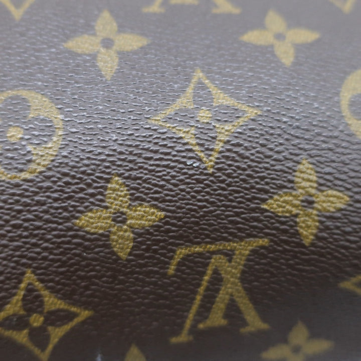 Vintage Louis Vuitton Monogram Sac Souple 35 Boston Bag Brown Canvas