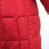 The North Face Metropolis Down Parka Red Size Medium Hooded Long Coat