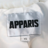 Apparis Manon Faux Fur Coat White Size Extra Small