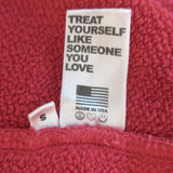 Madhappy x Apple Pan Heritage Hoodie Sweatshirt Red Size Small Unisex