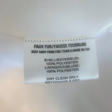 Apparis Manon Faux Fur Coat White Size Extra Small