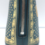 Gucci x Sega Guccy Stars Dome Crossbody Bag Teal & Metallic Gold Leather
