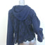 SEA Broderie Anglaise Back Hoodie Sweatshirt Navy Cotton Size Extra Small NEW