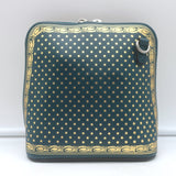 Gucci x Sega Guccy Stars Dome Crossbody Bag Teal & Metallic Gold Leather