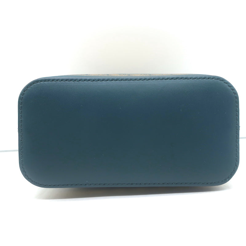 Gucci x Sega Guccy Stars Dome Crossbody Bag Teal &amp; Metallic Gold Leather