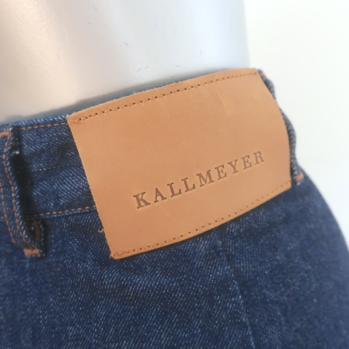 Kallmeyer Deep Pocket Wide Leg Jeans Raw Indigo Size 6 L32 NEW