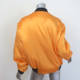 Pierre-Louis Mascia Alo Reversible Satin Bomber Jacket Multi/Yellow Size Small