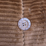 Bisang Couture Laser Groove Sheared Mink Coat Brown Size Large