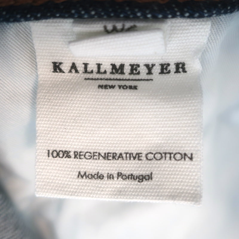 Kallmeyer Deep Pocket Wide Leg Jeans Raw Indigo Size 6 L32 NEW
