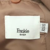 The Frankie Shop Oversized Blazer Beige Stretch Suiting Size Extra Small/Small