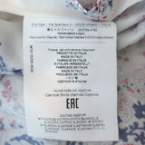 Etro Paisley Button Down Shirt White/Multicolor Cotton Size 46 Long Sleeve Top