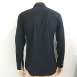 Alexander McQueen Harness Sport Shirt Black Stretch Cotton Size 48