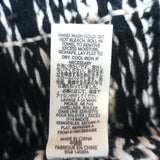 THE GREAT Fair Isle Lodge Cardigan Cream/Black Cotton-Blend Size 3
