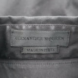 Alexander McQueen Harness Sport Shirt Black Stretch Cotton Size 48