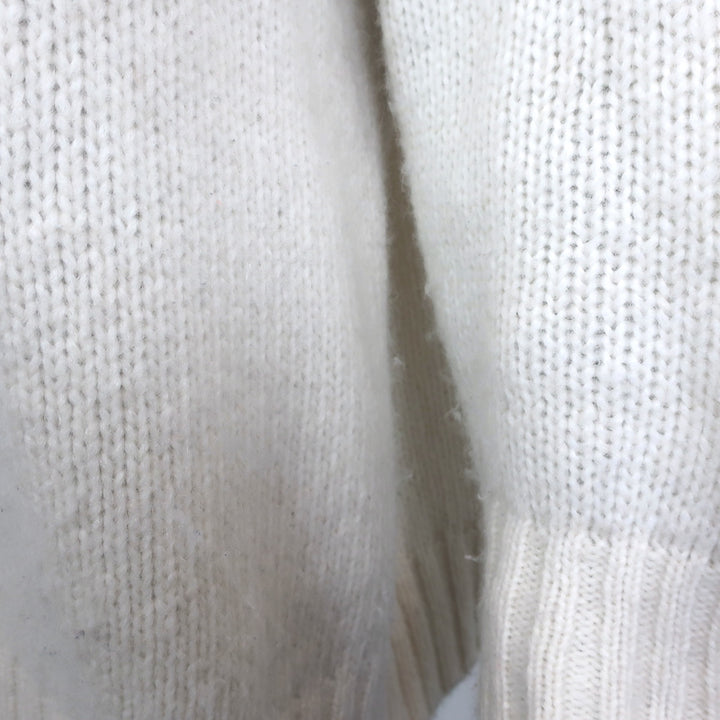 Jenni Kayne Cocoon Sweater Cream Alpaca-Blend Size Medium Crewneck Pullover