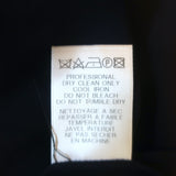 Yune Ho Shirtdress Navy Crepe Size 38 Long Sleeve Midi Dress