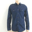 Gucci Military Shirt Navy Star-Embellished Cotton Size 39 - 15 1/2