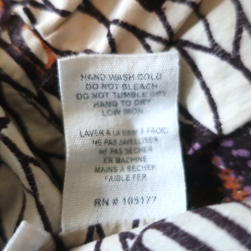 Ulla Johnson Puff Sleeve Midi Dress Juniper Printed Cotton Size 12
