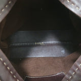 Henry Beguelin Zip-Top Tote Dark Brown Leather Large Shoulder Bag