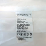 Zimmermann Pleated Midi Dress White Size 3 Puff Sleeve V-Neck NEW