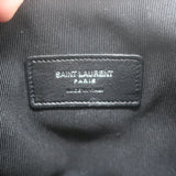 Saint Laurent Leopard Print Pony Hair Small Wristlet Clutch Red/Black