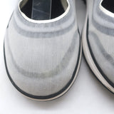 Chanel CC Strap Mesh Running Sneakers Light Gray Size 38