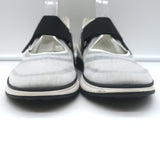 Chanel CC Strap Mesh Running Sneakers Light Gray Size 38