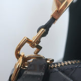 Givenchy Small Antigona Croc-Embossed Satchel Gray Leather Shoulder Bag