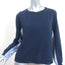 Derek Lam 10 Crosby Shirt Combo Sweatshirt Navy & Blue Stripe Size Large