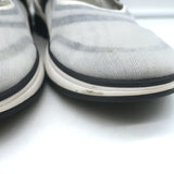 Chanel CC Strap Mesh Running Sneakers Light Gray Size 38