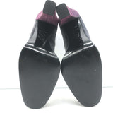 Roger Vivier Tricolor Buckle Pumps Gray/Red/Purple Suede Size 38