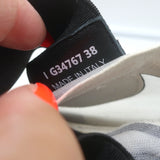 Chanel CC Strap Mesh Running Sneakers Light Gray Size 38