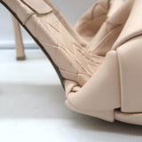 Bottega Veneta Lido Mule Sandals Blush Intrecciato Leather Size 41