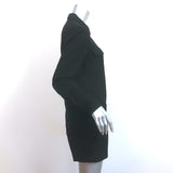 Athe Vanessa Bruno Long Sleeve Romper Black Crepe Size 38