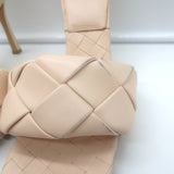 Bottega Veneta Lido Mule Sandals Blush Intrecciato Leather Size 41
