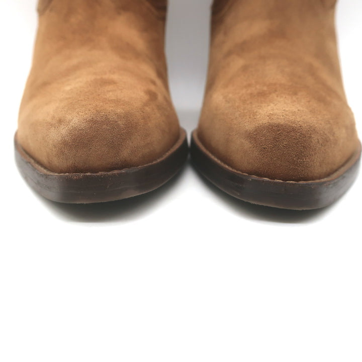 ba&amp;sh Cray Western Ankle Boots Caramel Suede Size 40