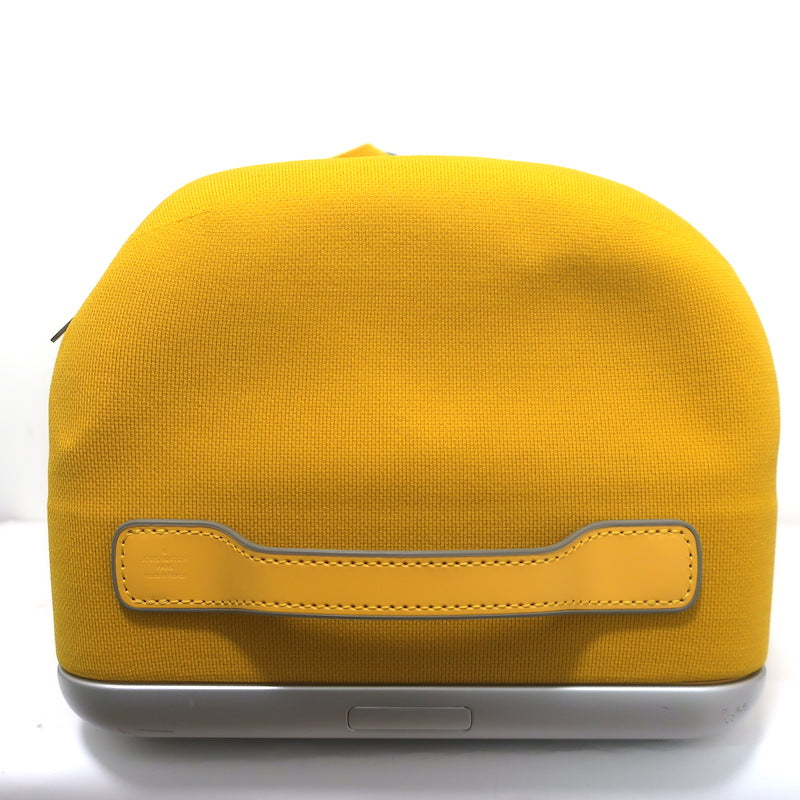 Louis Vuitton Horizon 55 Soft Duffle Roller Suitcase Yellow Monogram Knit