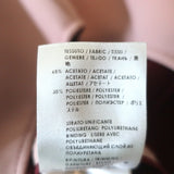 Gucci Mock Neck Sleeveless Buttoned Mini Dress Dusty Pink Crepe Size 46