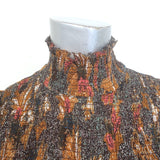 Ulla Johnson Constantine Maxi Dress Amber Metallic Floral Print Chiffon Size 4