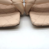 Bottega Veneta Lido Mule Sandals Blush Intrecciato Leather Size 41